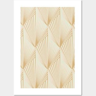 Golden pattern Posters and Art